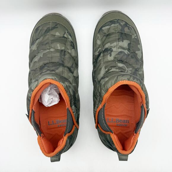 L.L.Bean Mens Mountain Classic Quilted Ankle Boots US 11 M Green Camo NWOB - Picture 10 of 12